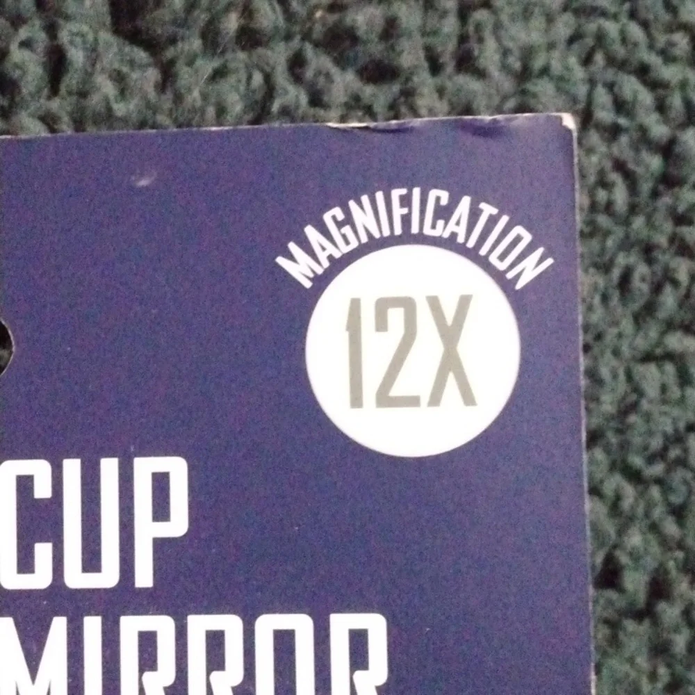 NWT Barbasol 12x magnifying mirror